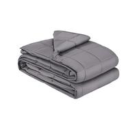 VEVOR Weighted Blanket, 25 lbs, 80 x 87 in King Size, Soft 100% Cotton Heavy Blanket with Glass Beads, Breathable Material, Suitable for 250-310 lbs lbs Adults, Improve Sleep, Grey