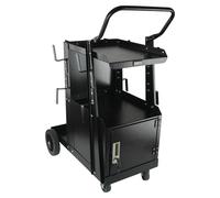 VEVOR Welding Cart Welder Mig Arc Tig Storage Trolley w/ Lockable Cabinet 120kg
