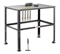 Vevor Welding Table 36" X 24", 800Lbs Capacity Welding Workbench Table, Heavy-Duty Work Bench With 0.63" Fixture Holes