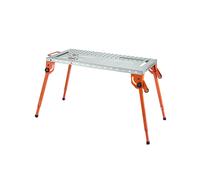 VEVOR Welding Table 44" x 21" 500LBS Folding Workbench 4-Level Adjustable Height