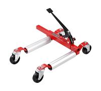 VEVOR Wheel Dolly, 1 Piece Wheel Dolly Car Skate, Heavy Duty Vehicle Positioning with Ratcheting Foot Pedal, Ratchet Type Tire Skate Tire Jack for Car Truck RV Trailer, 1500 LBS