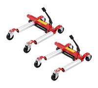 VEVOR Wheel Dolly, Max Capacity 1500 Lbs Car Dolly, Car Jack Dolly Lifter with 360° Rotatable Wheels, Heavy Duty Vehicle Positioning Hydraulic Tire Jack, for Vehicle Car Auto Repair Moving, Set of 2