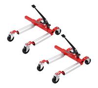 VEVOR Wheel Dolly, Max Capacity 1500 Lbs Car Dolly, Car Jack Dolly Lifter with 360° Rotatable Wheels, Heavy Duty Vehicle Positioning Ratchet Tire Jack, for Vehicle Car Auto Repair Moving, Set of 2