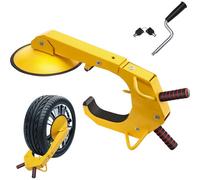VEVOR Wheel Lock Clamp, 1 Pack Trailer Wheel Lock, Heavy-Duty Anti Theft Tire Lock, Adjustable Tire Boot Lock Tire Claw, Trailer Wheel Locks for RV Trailers, Cars, Trucks, SUVs