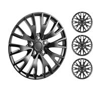 VEVOR Wheel Rim Cover Hubcaps, 16 in Diameter, Sturdy & Durable Scratch-Resistant Hubcap with Snap & Valve Nozzle Hole, ABS & PC Hubcap with High Rigidity & Less Wind Drag, Fits for All Weather Use