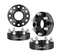 VEVOR Wheel Spacers, 1.5" 6"x5" Wheel Adapters, 6 Lug Forged Spacer, 78.1 mm Bore Hubcentric M14 x1.5 Studs Spacers, Fit for 1995-2023 Chevrolet, GMC, and Cadillac, 4 PCS Black
