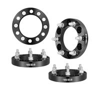 VEVOR Wheel Spacers, 1" 6"x5.5" Wheel Adapters, 6 Lug Forged Spacer, 108 mm Bore Hubcentric M12 x1.5 Studs Spacers, Fit for 1979-2022 Toyota, Hummer, Lexus, Chevrolet, Honda, 4 PCS Black