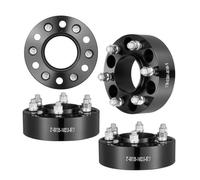 VEVOR Wheel Spacers, 2" 6"x5.3" Wheel Adapters, 6 Lug Forged Spacer, 87.1 mm Bore Hubcentric M14 x2 Studs Spacers, Fit for Ford Expedition, F150, Lincoln Navigator, 4 PCS Black