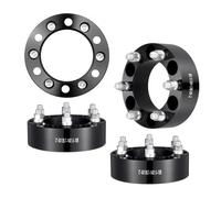 VEVOR Wheel Spacers, 2" 6"x5.5" Wheel Adapters, 6 Lug Forged Spacer, 108 mm Bore Hubcentric M14 x1.5 Studs Spacers, Fit for 1988-2023 Chevrolet, GMC, and Cadillac, 4 PCS Black