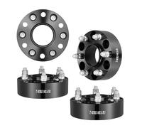 VEVOR Wheel Spacers, 2" 6"x5.5" Wheel Adapters, 6 Lug Forged Spacer, 78.1 mm Bore Hubcentric M14 x1.5 Studs Spacers, Fit for 1984-2018 Chevrolet, GMC, and Cadillac, 4 PCS Black