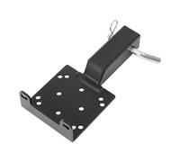 VEVOR Winch Mount, 3600 lbs / 1633 kg Load Capacity, Trailer Hitch Winch Mount with 50.8 mm Receiver, 2/4 Winch Bolt Holes, Powder Coated Steel, Suitable for ATV UTV Pickup Truck, Black
