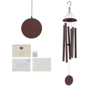 VEVOR Wind Chimes for Outside, 1143 mm, Deep Tone Wind Chimes with 6 Tubes, Unique Large Memorial Wind Chimes for Anniversary, Amazing Outdoor Decor for Your Patio, Porch, Garden and Backyard, Bronze
