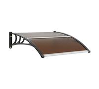 VEVOR Window Door Awning Canopy 40" x 40", UPF 50+ Polycarbonate Entry Door Outdoor Window Awning Exterior, Front Door Overhang Awning for Sun Shutter, UV, Rain, Snow Protection, Hollow Sheet