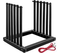 VEVOR Windshield Rack 5-Lite, Windshield Truck Rack Steel, Windshield Glass Rack 24-Inch Height, Windshield Rack for Truck with PVC Pad & Foam Padding, Glass Rack for Truck, for Glass Transportation