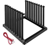 VEVOR Windshield Rack 9-Lite, Windshield Truck Rack Steel, Windshield Glass Rack 24-Inch Height, Windshield Rack for Truck with PVC Pad & Foam Padding, Glass Rack for Truck, for Glass Transportation