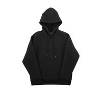 VEVOR Women Pullover Hoodie, XX-Large Size, Fleece Long Sleeve Comfy Casual Basic Pullover Hooded Sweatshirt, Warm & Skin-friendly, Practical & Trendy, Black Hoodie with Large Pocket for Fall & Winter