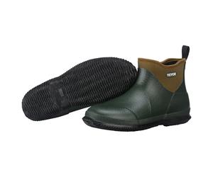 VEVOR Women's Deck Boots, Waterproof Fishing Rain Boots, Anti-Slip Ankle Rubber Boots, Gardening Insulated Mud Boots, Neoprene Rubber, Lightweight & Durable, for Manufacturing, Farming, Size 8 US