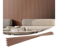 VEVOR Wood Slat Acoustic Panels, 8 PCS 96 x 6 inch, WPC Accent Wooden Wall Panels for Modern Interior Wall, Faux Wood Wall Board Panels for Stylish Decor and Noise Reduction, Grey Oak