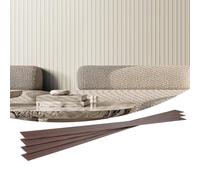 VEVOR Wood Slat Acoustic Panels, 8 PCS 96 x 6 inch, WPC Accent Wooden Wall Panels for Modern Interior Wall, Faux Wood Wall Board Panels for Stylish Decor and Noise Reduction, Matte White