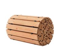 Vevor Wooden Garden Pathway, Non-Slip Straight Garden Walkway, Roll Out Cedar Outdoor Walkway, Decorative Garden Paver