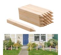 VEVOR Wooden Garden Stakes, 20 Pcs 12x1x1 in Survey Grading Stakes, Garden Ground Stake with Sharp Point, Fir Wood Plant Support Stake, Sign Posts for Silt Fence Backyard Boundaries Baselines