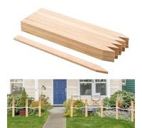 VEVOR Wooden Garden Stakes, 25 Pcs 24 x 0.5 x1.5 in Survey Grading Stakes, Garden Ground Stake with Sharp Point, Fir Wood Plant Support Stake, Sign Posts for Silt Fence Backyard Boundaries Baselines