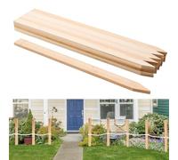 VEVOR Wooden Garden Stakes, 25 Pcs 36 x 0.5 x1.5 in Survey Grading Stakes, Garden Ground Stake with Sharp Point, Fir Wood Plant Support Stake, Sign Posts for Silt Fence Backyard Boundaries Baselines
