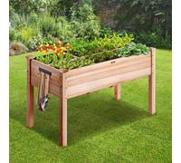 VEVOR Wooden Raised Garden Bed Planter Box 47.2x22.8x30" Flower Vegetable Herb