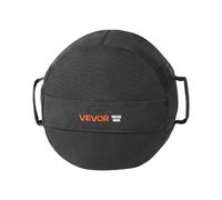 VEVOR Workout Sandbag, Heavy Duty Workout Power Bags with Handles, 100 lbs/45 kg Slam Bag for Fitness Strength Weight Training Cross-Training, Home Gym Exercise, Black (Unfilled)