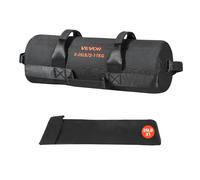VEVOR Workout Sandbag, Heavy Duty Workout Power Bags with Handles, 5-25 lbs Adjustable Slam Bag for Fitness Strength Weight Training Cross-Training, Home Gym Exercise, Black (Unfilled)