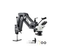 Vevor WXQJTZHXD000Y8NAOV9 7x-45x Multi-Directional Microscope with Spring Bracket Ring Light