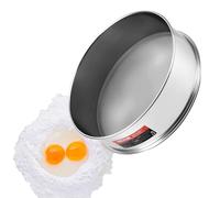 VEVOR YF005 80, 304 Stainless Steel Sifter Food-Grade, Dia. 12.6" Fine Strainers for Baking, 5 Sizes Mesh Hole for Mungbean, Rice, Flour, Pearl Powder, Silver