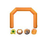 Vevor ZPJHSCQGM00000001V0 20 ft. Hexagon Inflatable Arch, Orange