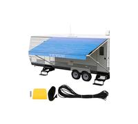 Vevor ZYSRV62415JBL0001V0 15 ft. Camper Awning Fabric Trailer Awning Canopy Patio Camping Car RV Awning with 15 oz Durable, Blue
