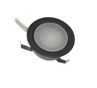 Vew Sola Rec Ip65 Led Round Plinth X6 Kit Black Ww