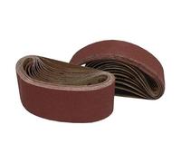 VEWERK 25pc Mixed Grit Sanding Belts 75 X 533MM 60 80 100 120 Grit 9027