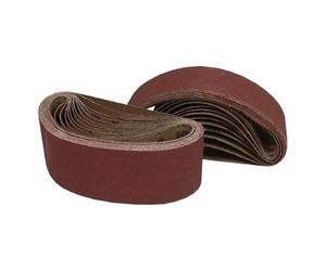 VEWERK 25pc Mixed Grit Sanding Belts 75 X 533MM 60 80 100 120 Grit 9027