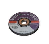 VEWERK 4 1/2" S/Steel Cutting Discs 115mm x 1.00mm x 22.2mm 10pk B8010