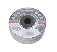 VEWERK by BERGEN 4 1/2" Metal Grinding Disc 115mm x 6mm x 22.2mm 5pk B8015