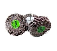 VEWERK by BERGEN 80mm x 25mm Flap Wheel 80 Grit x 10 B2115
