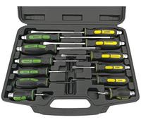 US PRO 12 Piece Screwdriver Set POZi + Slotted