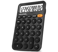 VEWINGL Standard Calculator, 12 Digit Large Display Desktop Calculator with Big Buttons for Office, School, Home & Business