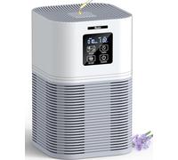 VEWIOR Air Purifier for Bedroom Home, H13 True HEPA Filter, 1200 sq ft Coverage, PM2.5 Air Quality Monitor, 6 Timer Settings, Quiet HEPA Air Purifier for Dust Pollen Pet Dander