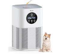 VEWIOR Air Purifiers for Home Bedroom with PM 2.5 Display Air Quality Sensor, HEPA Air Purifier with Timer, Auto Mode for Large Room, Pet Hair Dander, Purify Pollen, Odor, Dust, Smoke, HQKJ-80