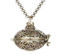 VEWIUNRENA New 2026 Mexico Chime Painted Caller Locket Necklace Essential Orii Diffuser Perifume Pendant Pregnant Woman Music Ball Jewelry
