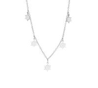 VEWIUNRENA New 2026 Moon Star Pendant Necklace For Women Silver Color Stainless Steel Flower Spairk Cross Butterifly Feather Chains Fashion