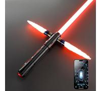 VEXA Lightsaber, App Controlled, XenoPixel RGB Smooth Swing, Flash on Clash, Infinite Colour Change, Realistic Sound Effects, USB-C Rechargeable - Duelling Saber for Adults & Cosplay (XENOPIXEL)