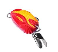 Vexandrie Artificial Realistic Frogs Shape Fishing Lures for Lake Rivers | Double Hook Swimbait for Perches Blackfishes Basses Catfishes, Surfaces Floating Fishing Lures for Shallow Water
