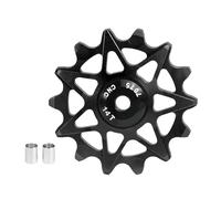 Vexandrie Chain Guide Pulleys with Positive Negatives Teeth, Black 14T