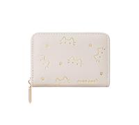 Vexandrie Lovely Cats Design Compact Wallet Soft PU Leather 8, Bee White, C | Organized Card Holders, Practical Bill Section, Zippered Coin Pocket, Ideal for on the Go, Casual Type